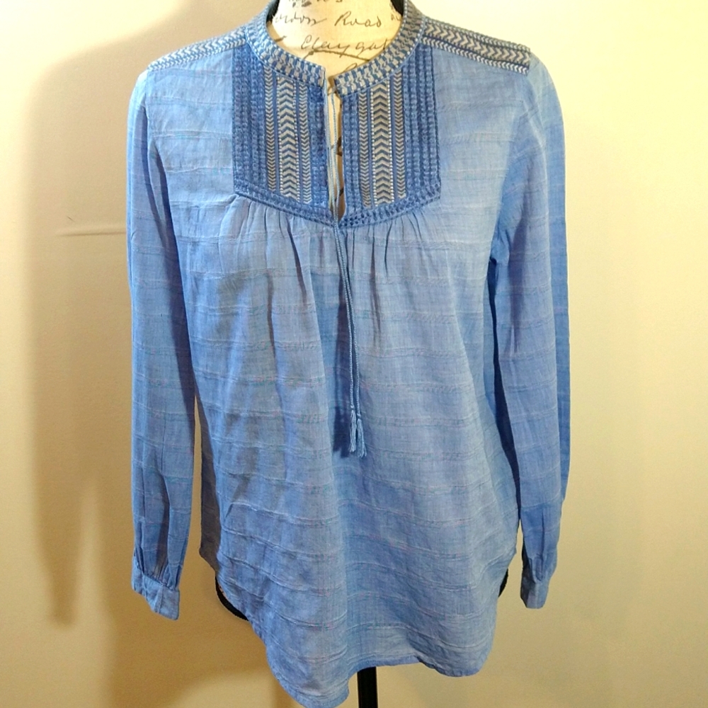 J Crew Linen Top